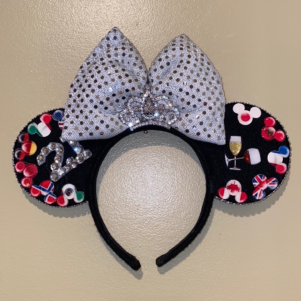 Mickey ears 21st birthday drinking around the world, 11 countries, brand new